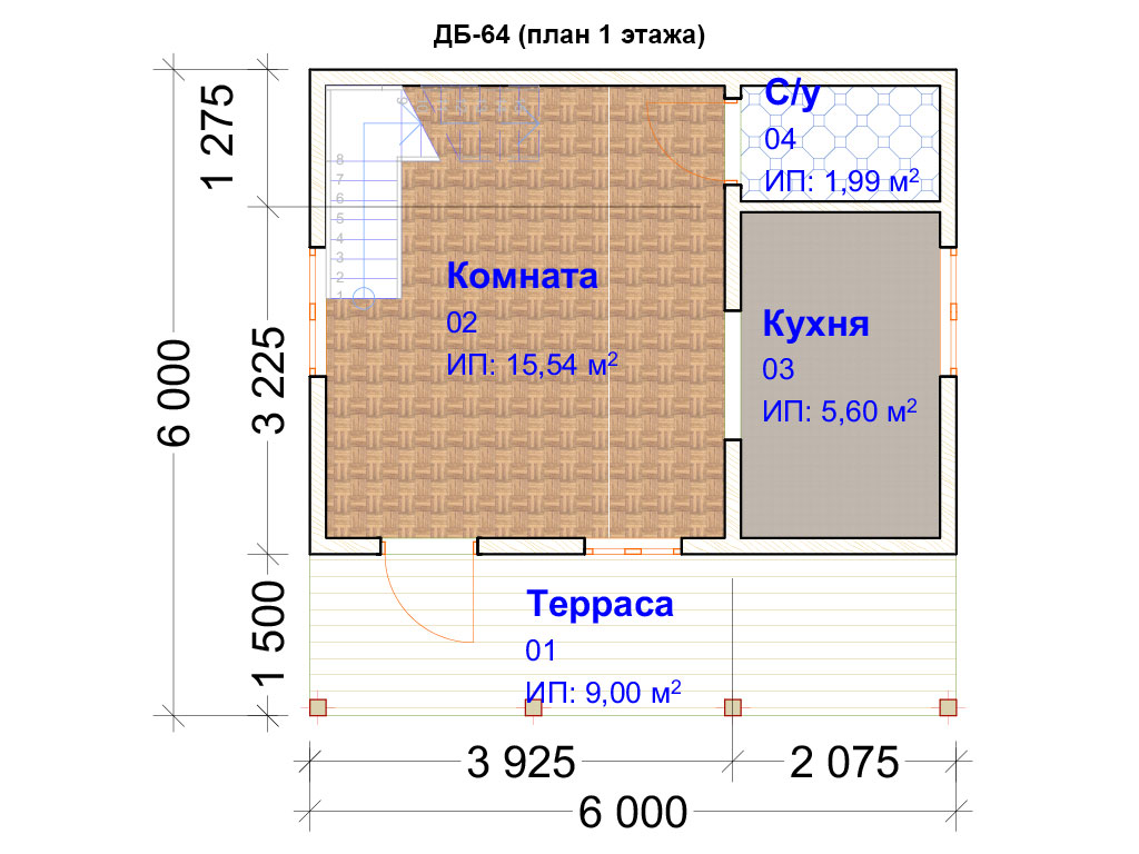 Проект дома дб 16